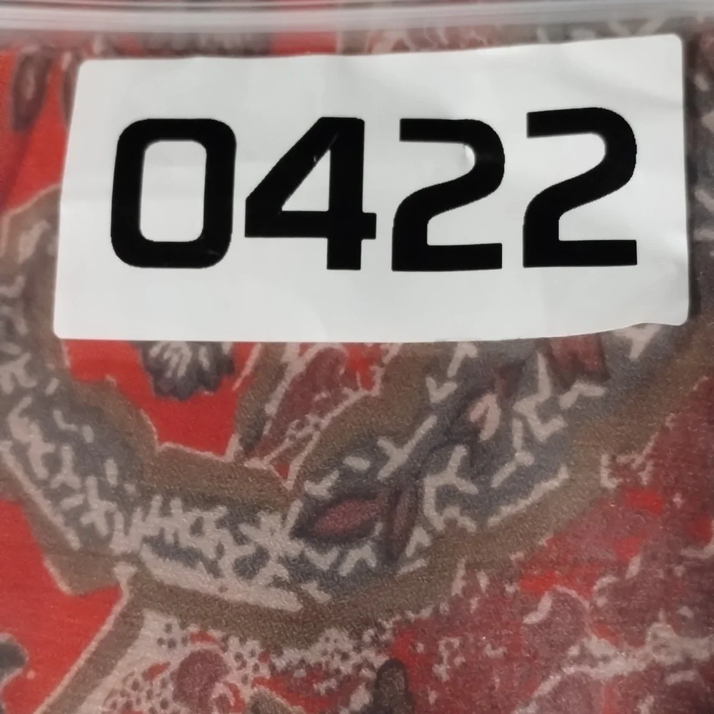 Free‎ People Red Rain or Shine Paisley Tunic Top